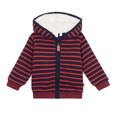 J by Jasper Conran Baby boys' navy and red striped jacket